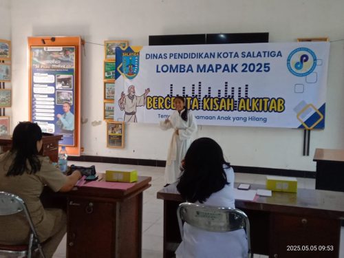 Lomba mapak yang diselenggarakan oleh Dinas Pendidikan Kota Salatiga