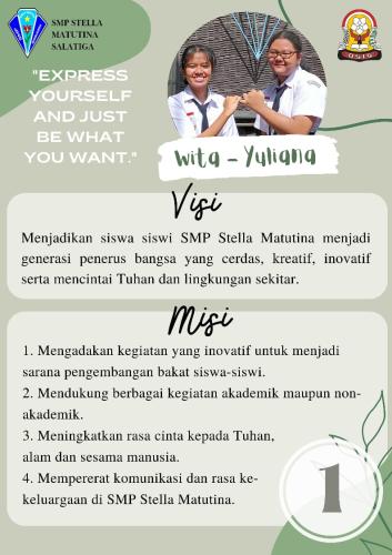 Paslon 1 (Express Yourself and Just Be what You Want)